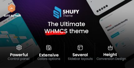 ShufyTheme - The Ultimate WHMCS Theme download