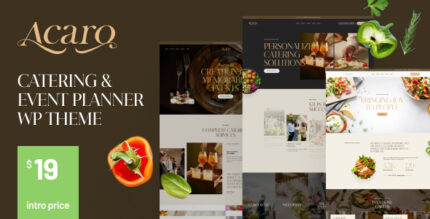 Acaro - Catering Event Planner WP Theme
