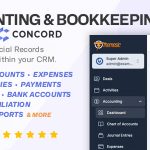 Accounting and Bookkeeping for Concord - Ledger, Expenses, Vendor Bills, Banking Financial Reports