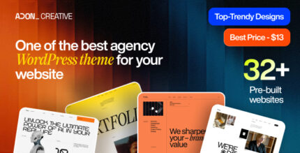 Adon – Creative Agency Portfolio WordPress Theme