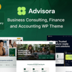 Advisora – Business Consulting, Finance Accounting WordPress Theme