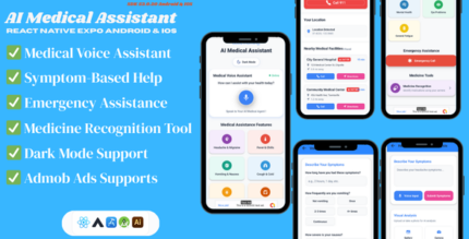 AI Medical Assistant - React Native Expo (Android IOS)