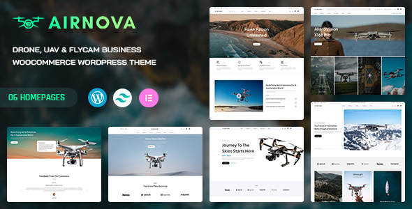 Airnova - Drone UAV Business WooCommerce WordPress Theme