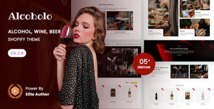 Alcoholo - Wines Beers Store Shopify 2.0 Theme