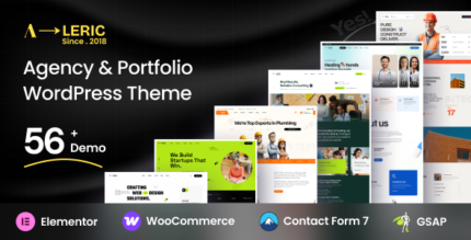 Aleric - Digital Agency and Portfolio WordPress Theme