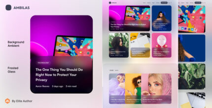 Ambilas - Ambient Blog Magazine WordPress Theme