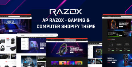 Ap Razox - Gaming Computer Shopify Theme