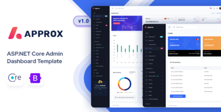 Approx - ASP.NET Core Admin Dashboard Template