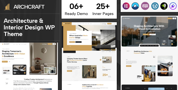 Archcraft - Architecture Interior Design WordPress Theme