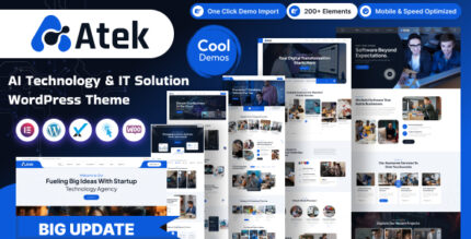 Atek – AI Technology IT Solution WordPress Theme