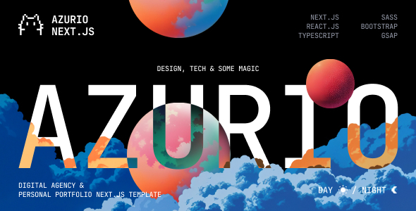 Azurio - Digital Agency Portfolio NextJs Template Azurio - Digital Agency Portfolio NextJs Template