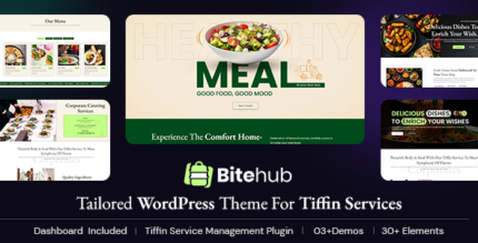 Bitehub - Tiffin Food Delivery WordPress Theme