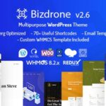 Bizdrone | ICO Crypto Landing & Cryptocurrency WordPress Theme​ with whmcs Template 2.7