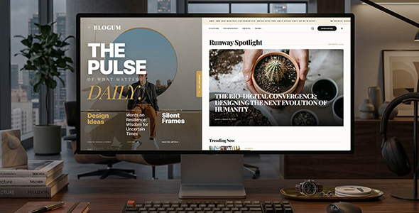 Blogum — Newspaper, Blog Magazine WordPress Theme Blogum — Newspaper, Blog Magazine WordPress Theme