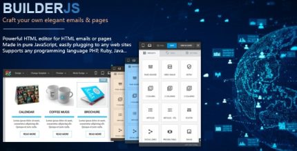 BuilderJS - Visual HTML Email and Page Builder Plugin for Web
