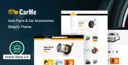 Carme - Auto Parts Car Accessories Shopify Theme