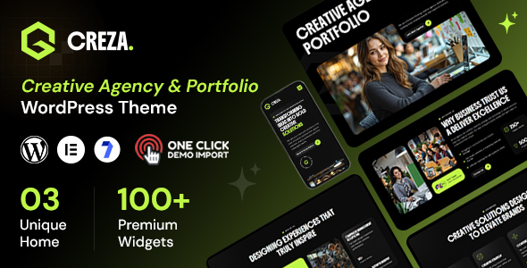 Creza - Digital Marketing Agency WordPress Theme