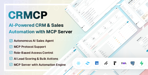 CRMCP — AI CRM Sales Automation Platform with MCP Integration