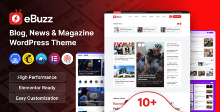 ebuzz - Blog, News Magazine WordPress Theme