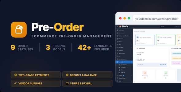 Ecommerce Pre-Order - Pre-Order Management for Botble E-commerce
