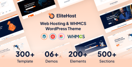 Elitehost - Webhosting WHMCS WordPress Theme