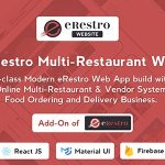 eRestro Multi Restaurant Web - Online Multi-Vendor Restaurant Food Ordering Web App