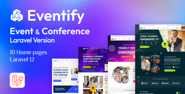 Eventify - Event Conference Booking Laravel Script Eventify - Event Conference Booking Laravel Script