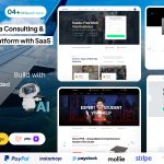 Evisa - AI Based Modern Visa Consulting Processing Agency Platform with Saas