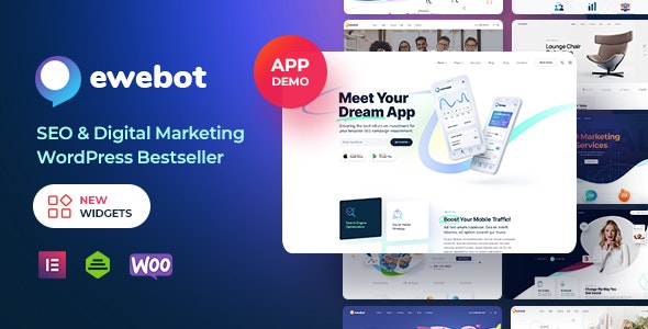 Ewebot - Digital Marketing Agency SEO WordPress Theme Ewebot - Digital Marketing Agency SEO WordPress Theme