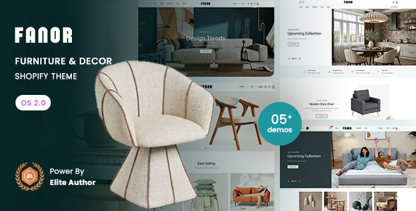 Fanor - Furniture Decor Shopify 2.0 Theme