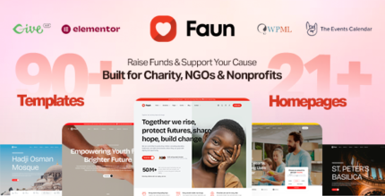 Faun – Nonprofit, Charity Donation WordPress Theme
