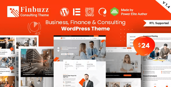 Finbuzz - Corporate Business WordPress Theme Finbuzz - Corporate Business WordPress Theme