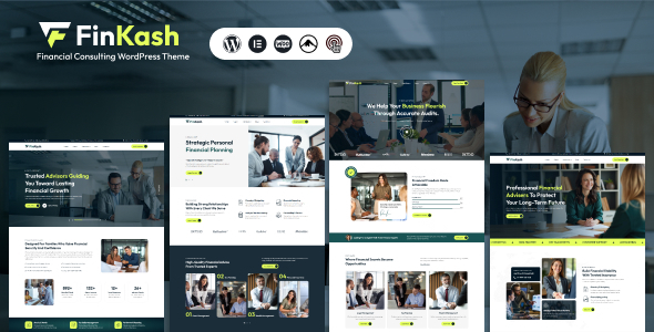 Finkash - Finance Consulting Wordpress Theme