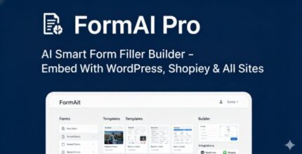 FormAl Pro - Al Smart Form Filler Builder - Embed With WordPress, Shopify All Sites