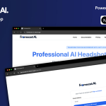 Framecast AI - AI Headshot Generator, Avatar Maker, Image Generator SaaS System