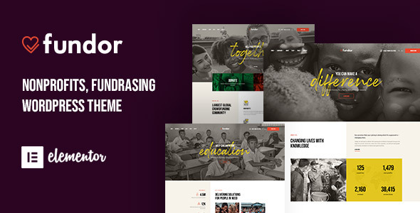 Fundor - Charity Nonprofit WordPress Theme Fundor - Charity Nonprofit WordPress Theme