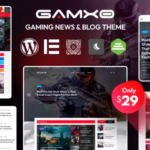 Gamxo - WordPress Gaming News Blog Theme