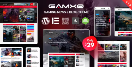 Gamxo - WordPress Gaming News Blog Theme