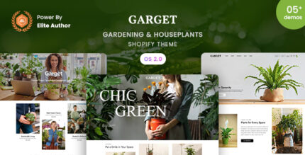 Garget - Gardening Houseplants Store Shopify 2.0 Theme