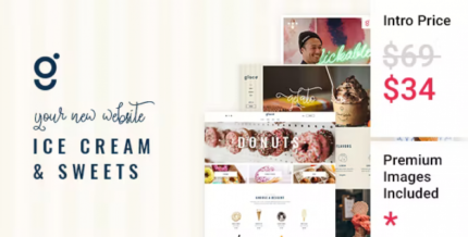 Glacé - Ice Cream Sweet Shop Theme