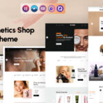 Glanzo - Beauty Cosmetics Shop WordPress Theme.
