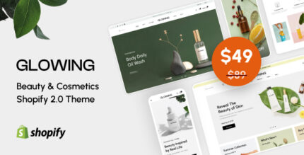 Glowing - Beauty Cosmetics Shopify 2.0 Theme