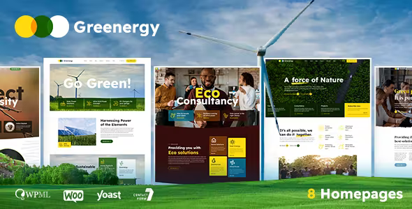 Greenergy - Ecology Environment Theme