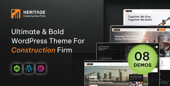 Heritage - Construction Building WordPress Theme Heritage - Construction Building WordPress Theme