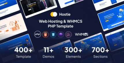 Hostie - Web Hosting WHMCS PHP Template