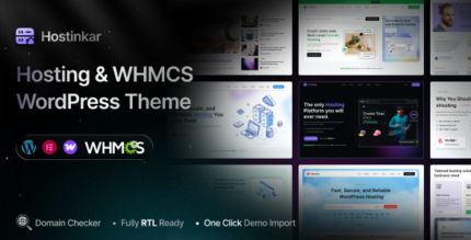 Hostinkar - Hosting WHMCS WordPress Theme