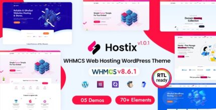 Hostix - Hosting WHMCS WordPress Theme 2.1