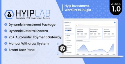 HYIPLab - HYIP Investment WordPress Plugin 2.2