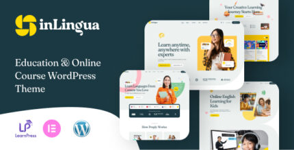 inLingua - Education Online Course WordPress Theme