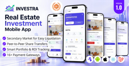 Investra - Real estate Investment Mobile React Native App